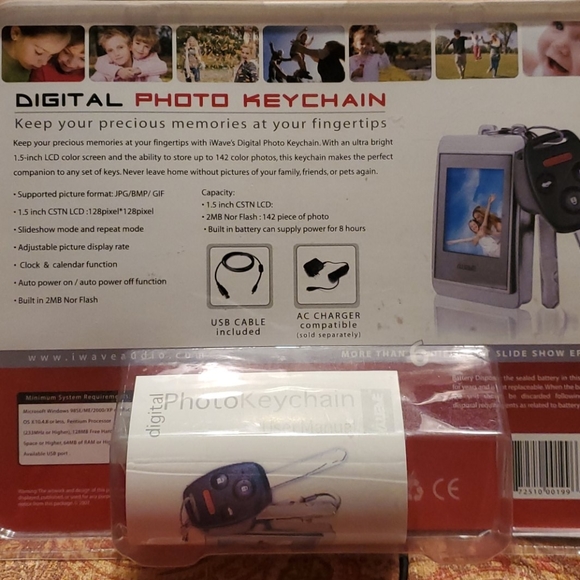 NWOT Digital Photo Keychain - Picture 4 of 4